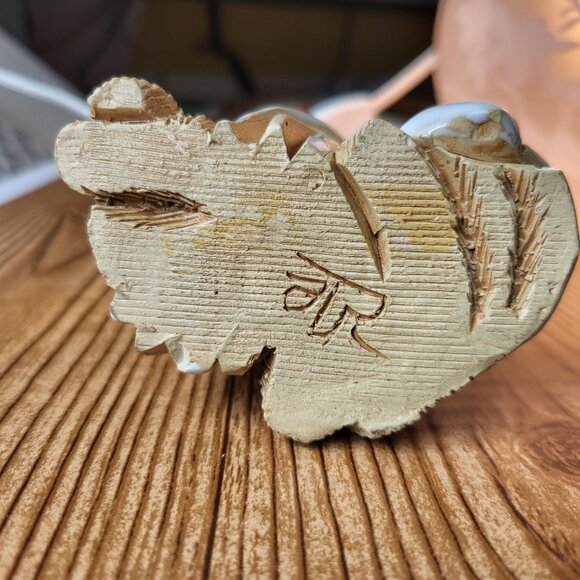 Vintage Artesania Rinconada Collie Dog figurine Handmade Uruguay Ceramic 3" tall - Picture 9 of 15